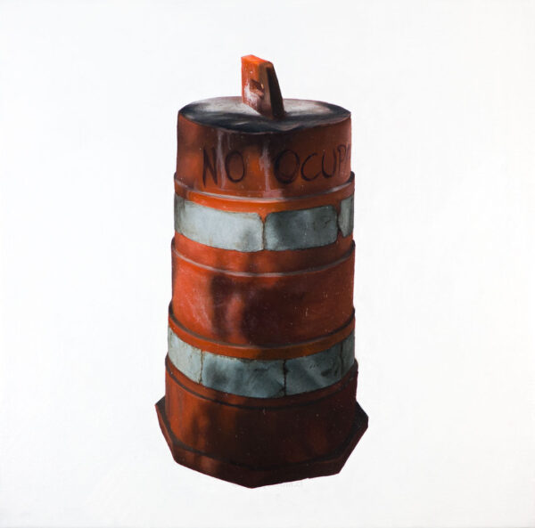 porta baliza, Óleo, sobre lino, 30 x 30 cm