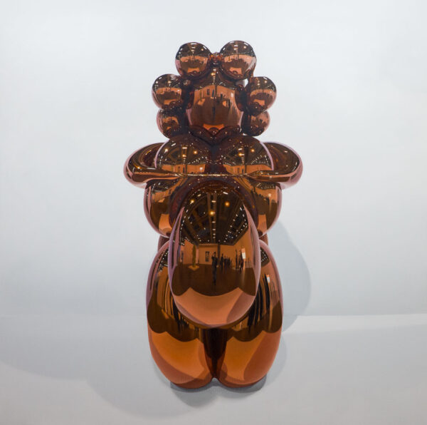 El autor como detalle o Autorretrato sobre Jeff Koons, Óleo, sobre tela de algodón, 170 x 170 cm