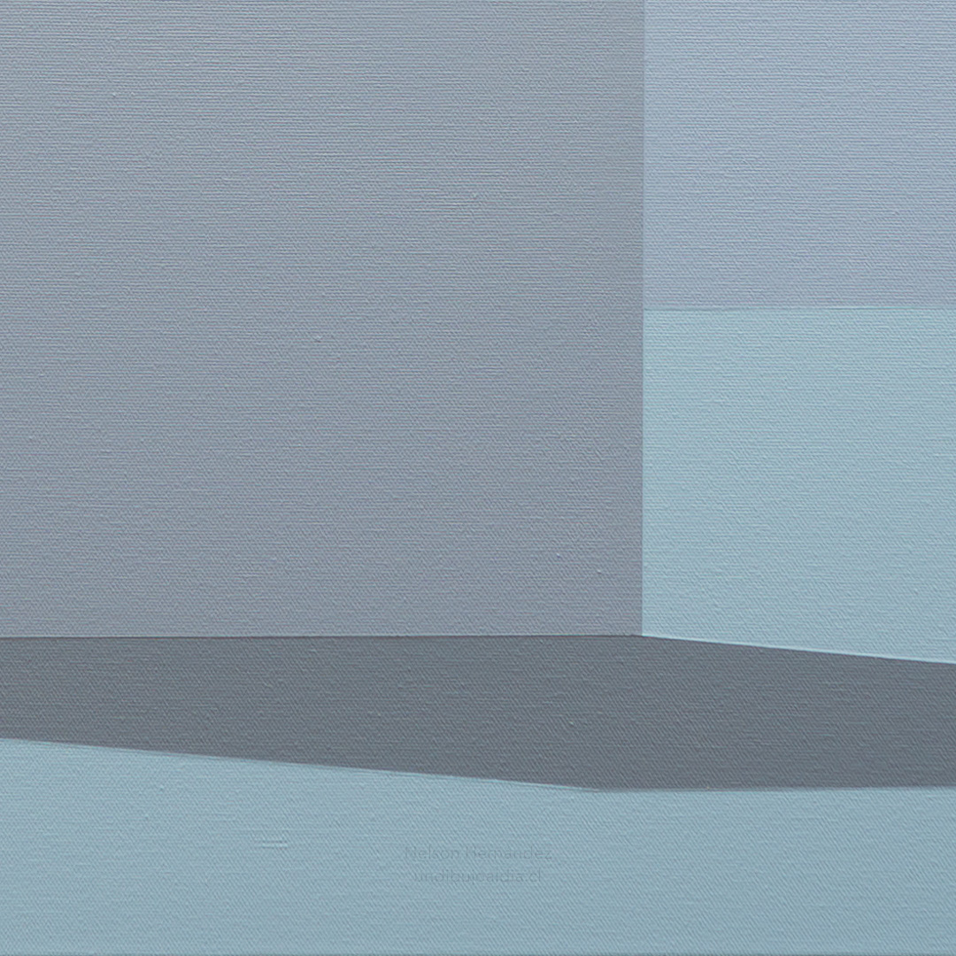 composition I, Acrylic, About cotton fabric, 100 x 100 cm / 39 x 39 in