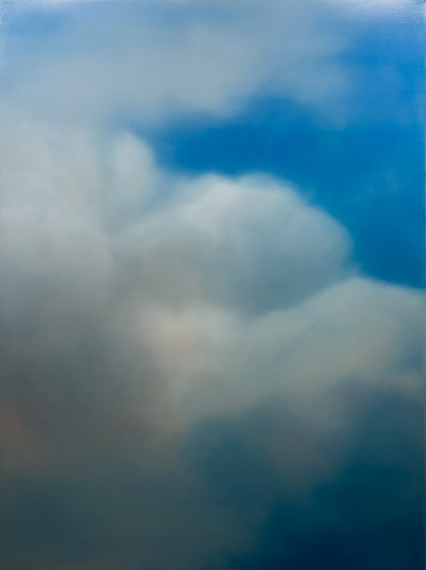 Cielo IV, Óleo, sobre tela de algodón, 160 x 120 cm