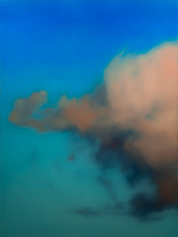 Cielo VI, Óleo, sobre tela de algodón, 160 x 120 cm