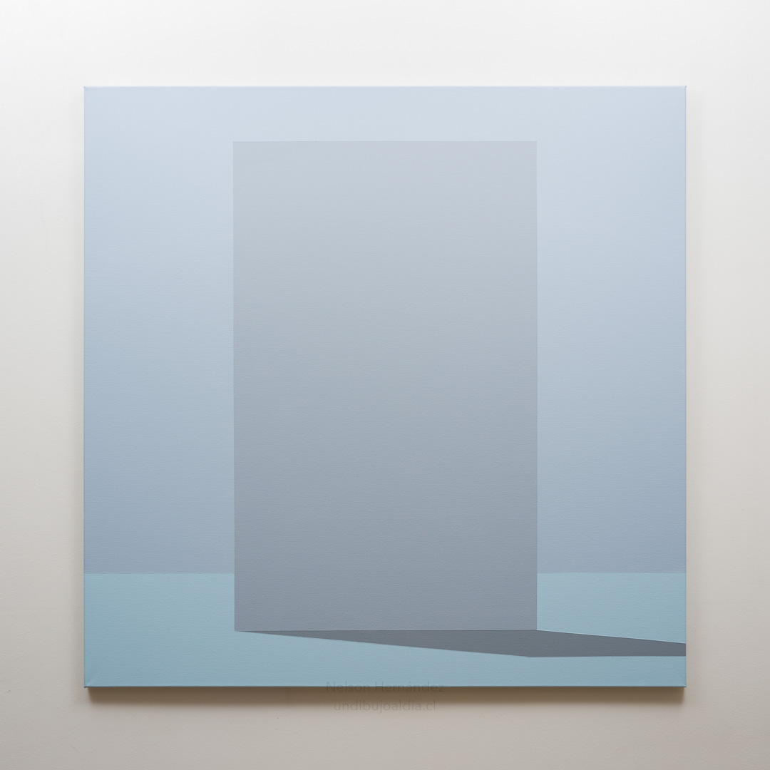 composition I, Acrylic, About cotton fabric, 100 x 100 cm / 39 x 39 in