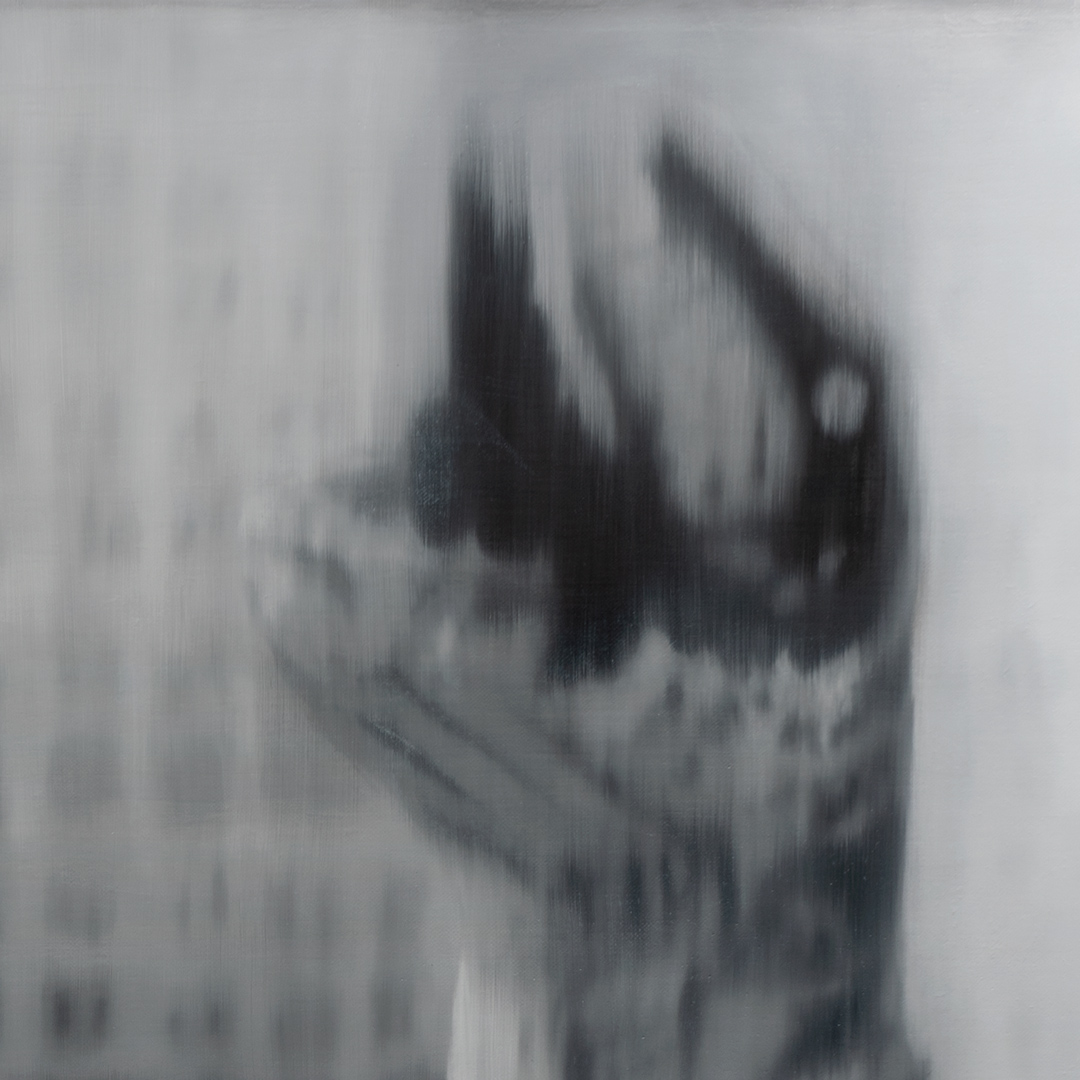 A Powerful Enemy, Oil, About linen, 120 x 120 cm / 47 x 47 in