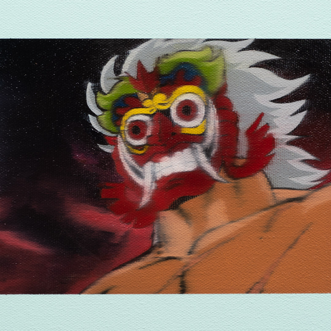Sympathy for the Devil, Óleo y Acrílico, sobre tela de algodón, 30 x 30 cm