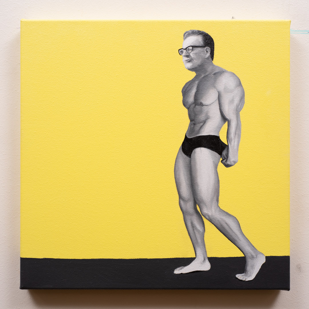 Perfect Form Allende, Óleo y Acrílico, sobre tela de algodón, 30 x 30 cm