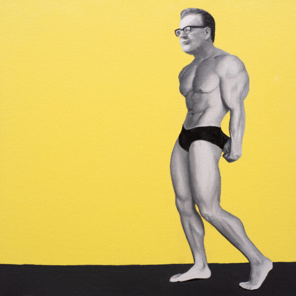 Perfect Form Allende, Óleo y Acrílico, sobre tela de algodón, 30 x 30 cm