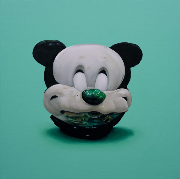 Mi Kei Mao, Óleo y Acrílico, sobre tela de algodón, 30 x 30 cm