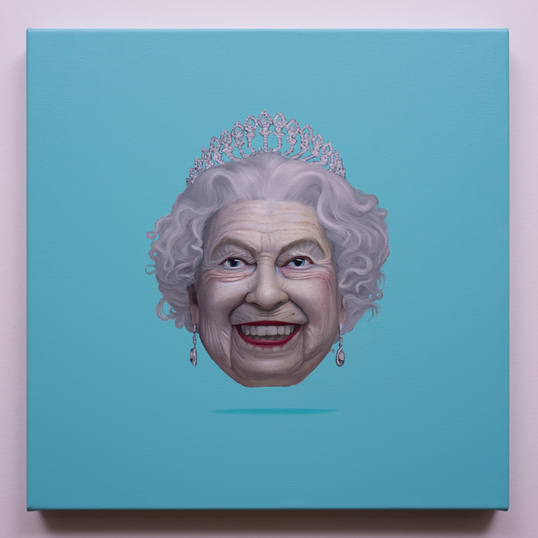 A head above the rest, Óleo y Acrílico, sobre tela de algodón, 30 x 30 cm