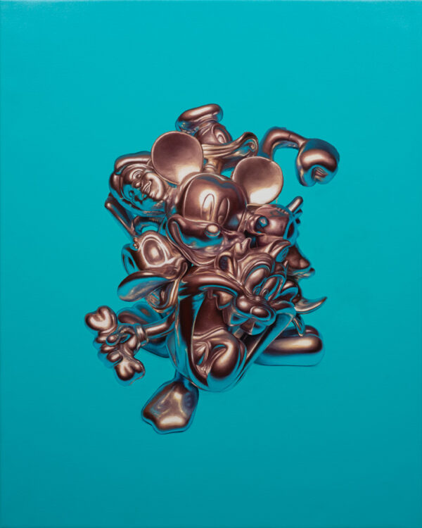 Legión, Óleo y Acrílico, sobre tela de algodón, 51 x 40 cm
