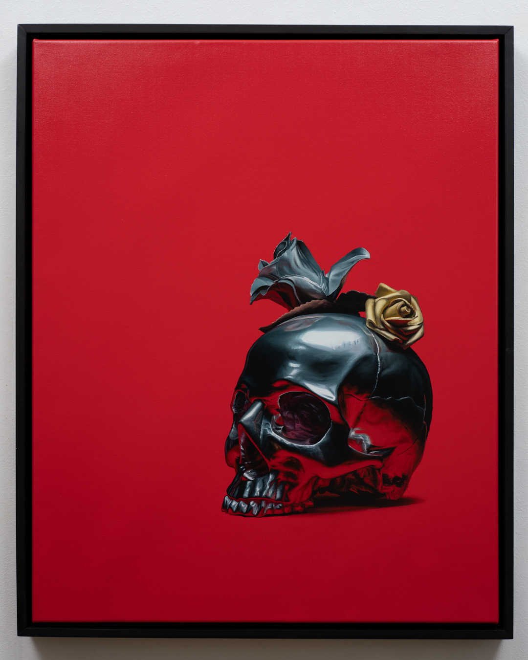 Vanitas, Óleo y Acrílico, sobre tela de algodón, 51 x 40 cm