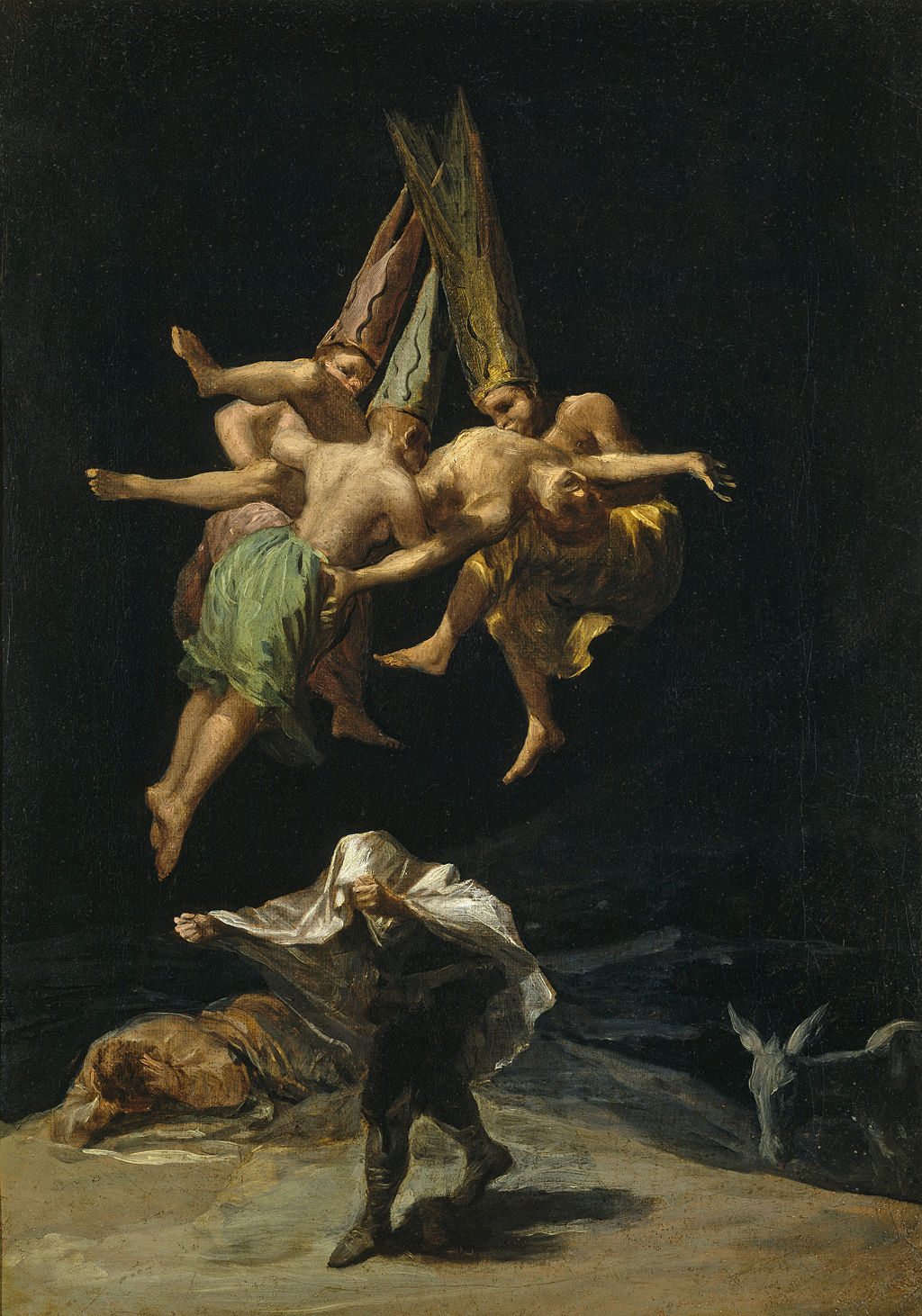 Witches’ Flight, Oil, About linen, 160 x 120 cm / 62.9 x 47.2 in