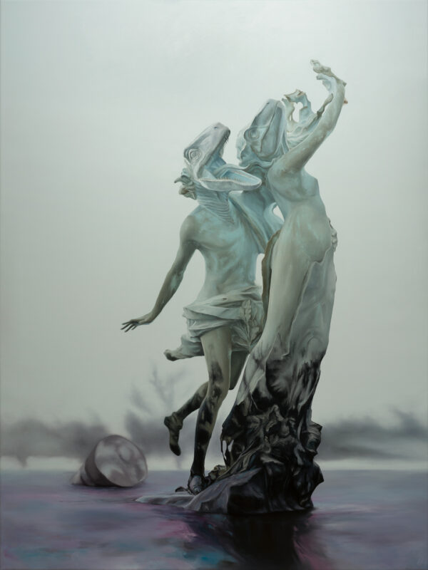 This world is done with me, Óleo, sobre lino, 160 x 120 cm