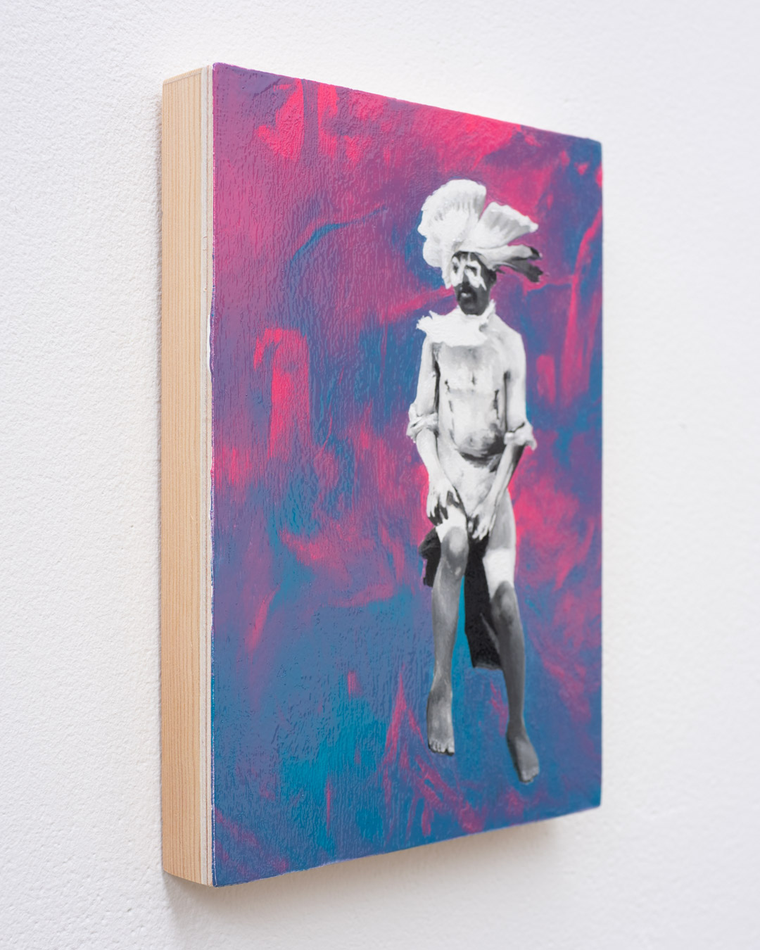 Shaman, Oil, About wooden panel, 18 x 13 cm / 7 x 5.1 in