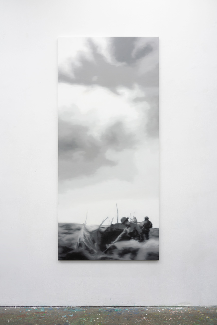 El cielo como testigo, Óleo, sobre lino, 200 x 90 cm c/u