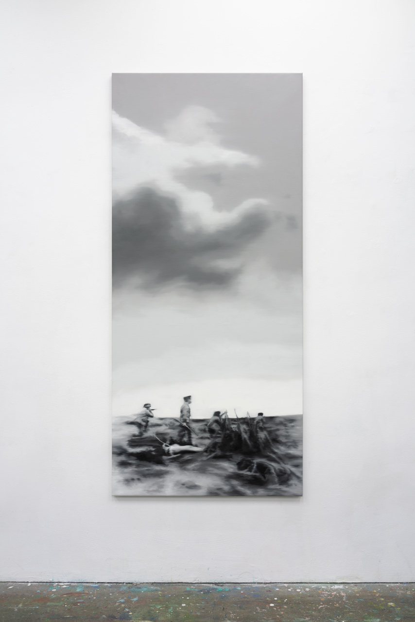 El cielo como testigo, Óleo, sobre lino, 200 x 90 cm c/u