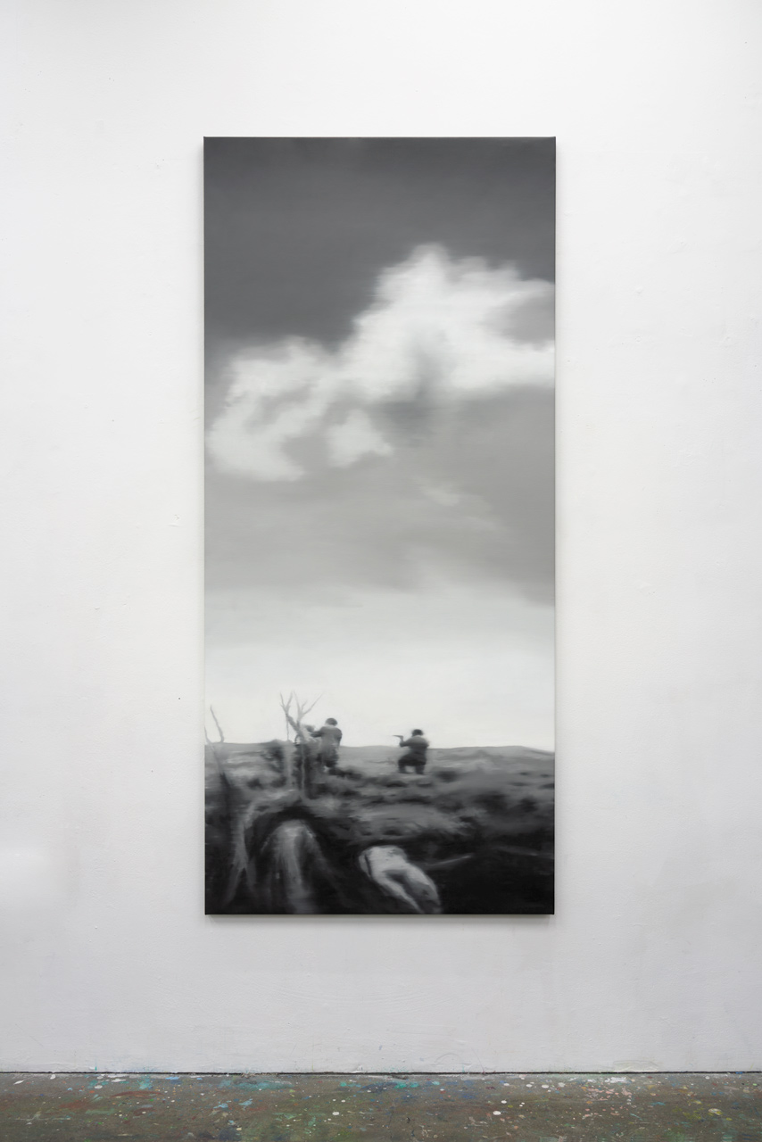 El cielo como testigo, Óleo, sobre lino, 200 x 90 cm c/u