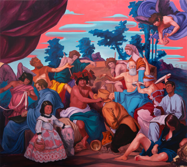 The Miseducation of Jemmy Button, Óleo, sobre lino, 170 x 190 cm