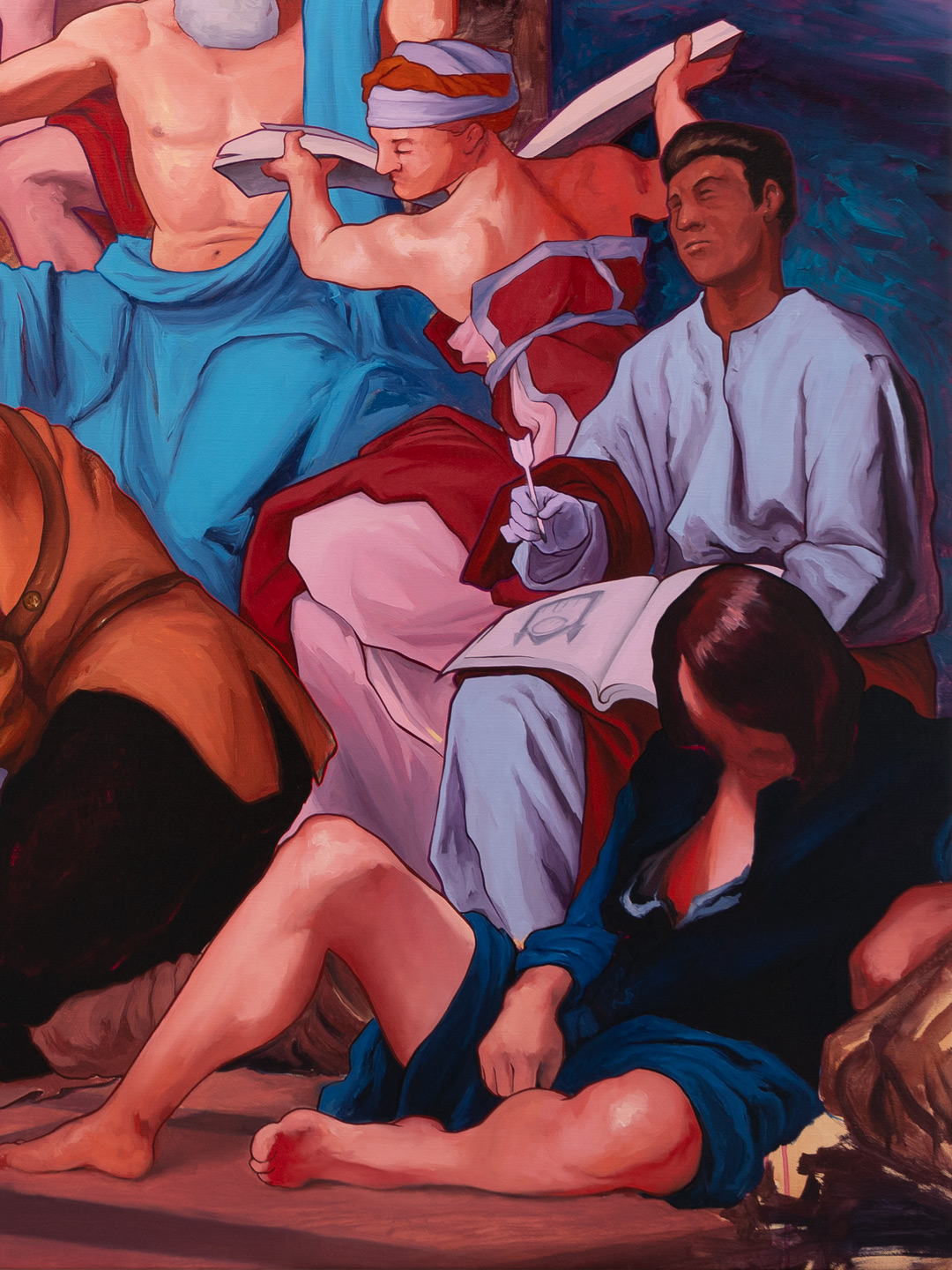 The Miseducation of Jemmy Button, Óleo, sobre lino, 170 x 190 cm