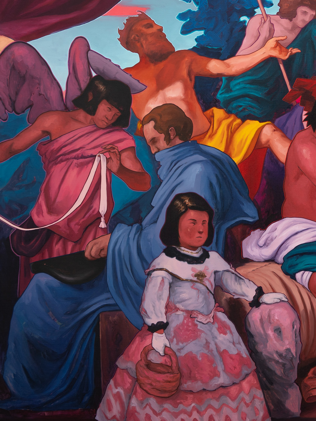The Miseducation of Jemmy Button, Óleo, sobre lino, 170 x 190 cm