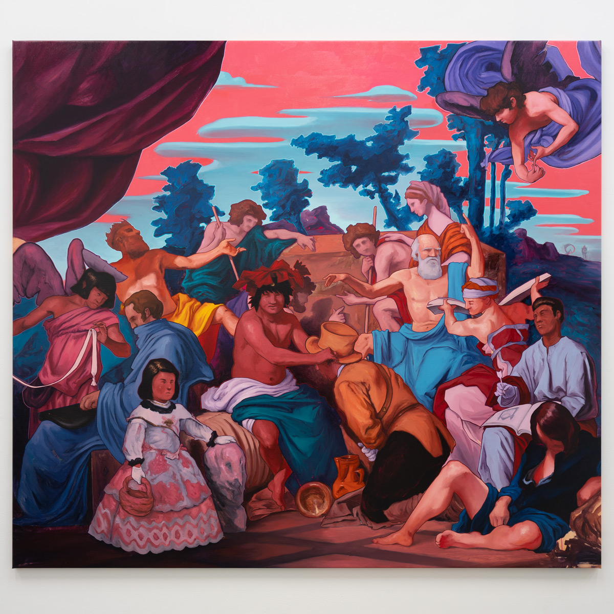 The Miseducation of Jemmy Button, Óleo, sobre lino, 170 x 190 cm