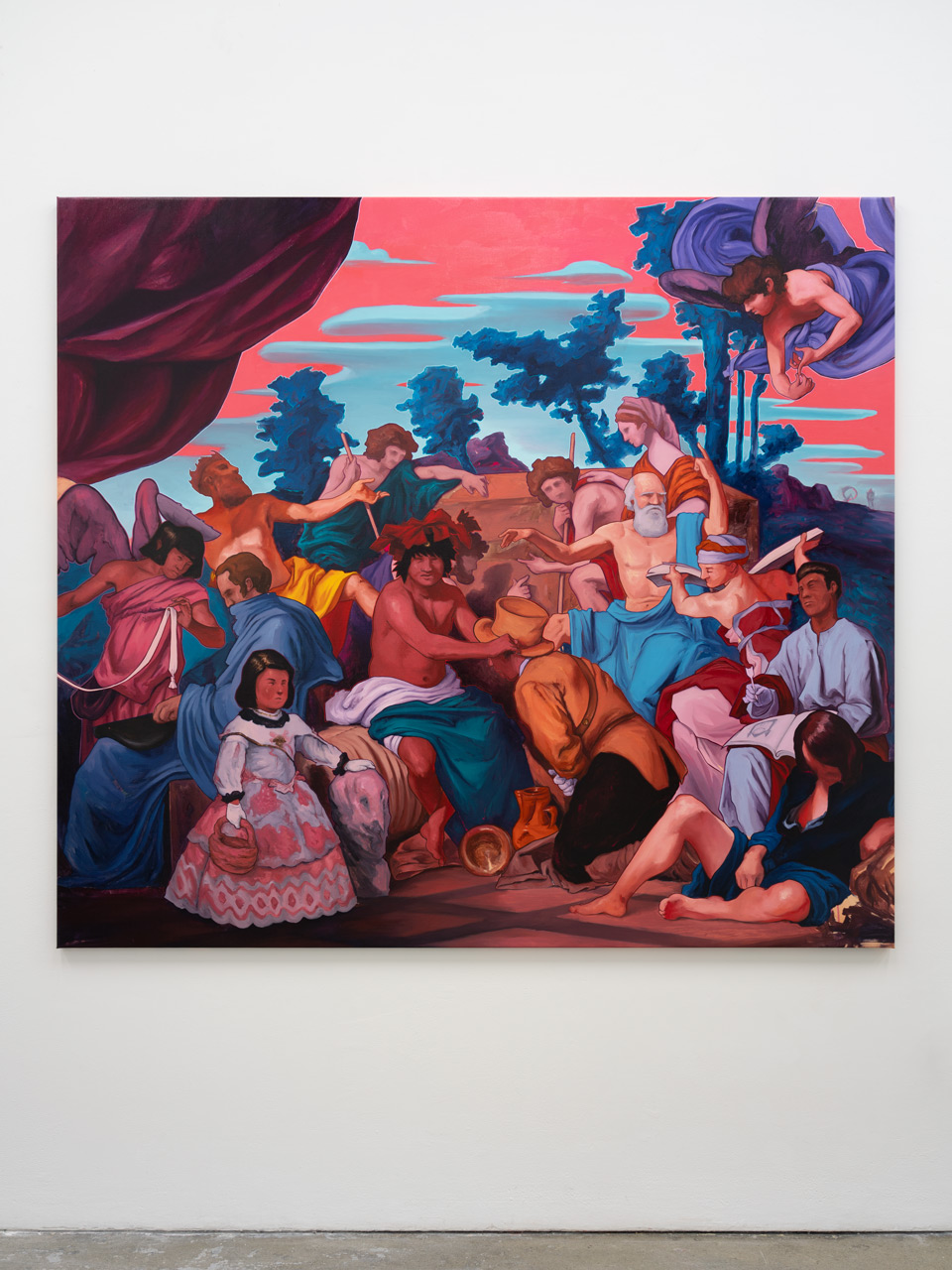 The Miseducation of Jemmy Button, Óleo, sobre lino, 170 x 190 cm