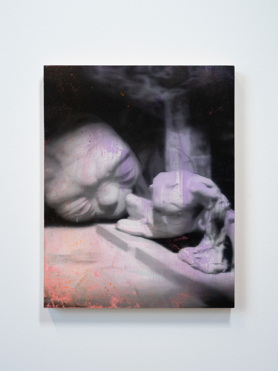 Fever dream (basement), Óleo, sobre panel de madera, 35,4 x 27,8 cm