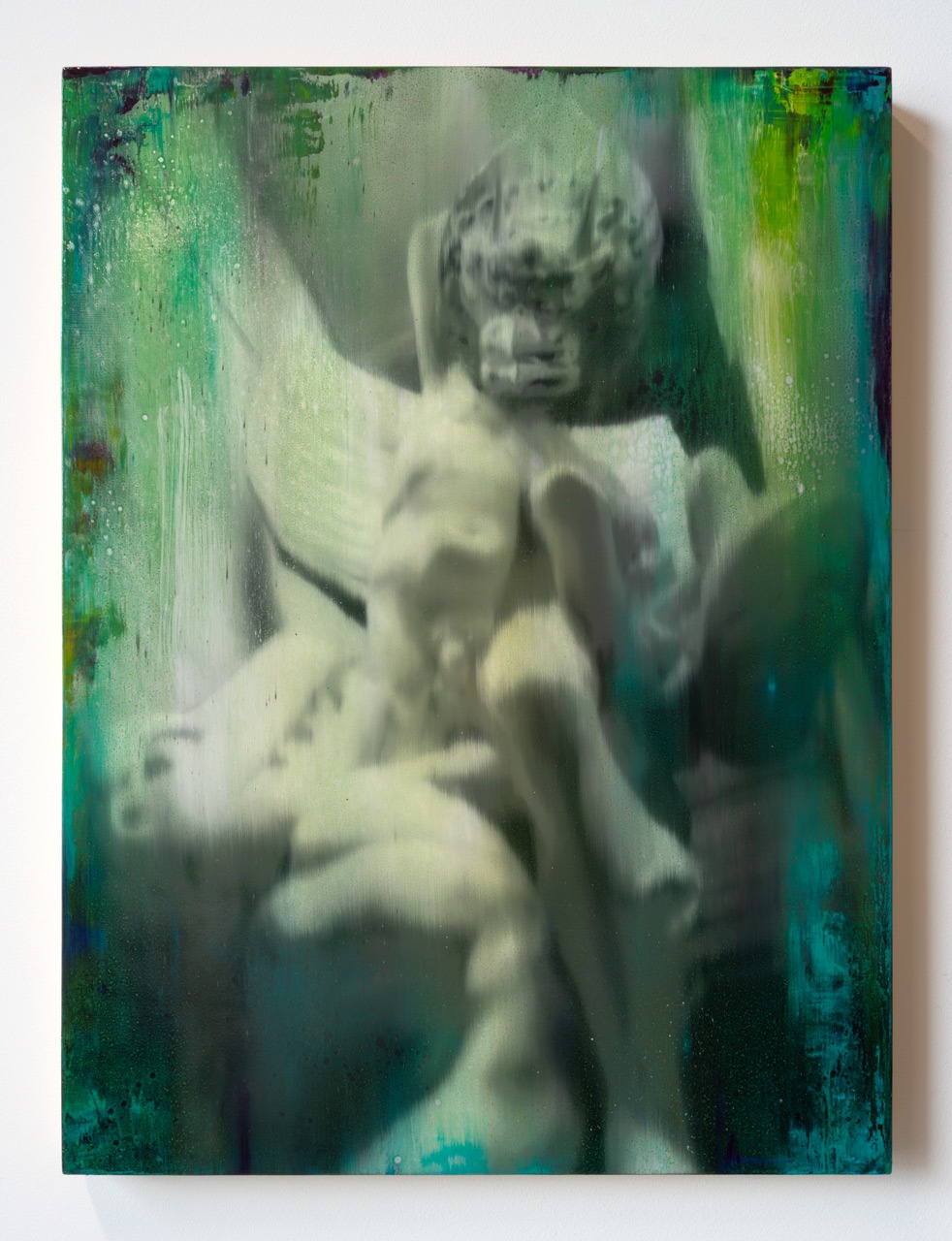 El rapto, Óleo, sobre panel de madera, 61 x 46 cm